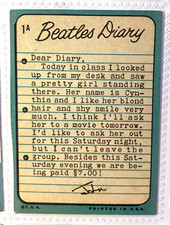 THE BEATLES (FAB FOUR) = 1964 TOPPS 