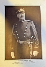 1918 Vintage Magazine Illustration Major General George W. Read picture