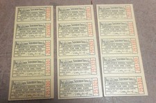 15 Rare Vintage Philadelphia Transit Co. School Bus Ticket picture