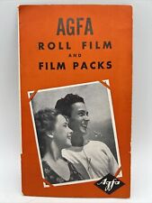 1933 AGFA ROLL FILM & FILM PACKS Ansco Binghampton NY Advertising Brochure Flyer picture