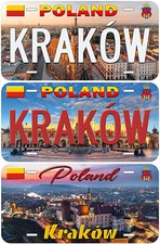 Krakow Poland Aluminum Novelty Car License Plate picture
