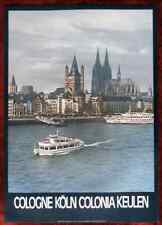 Original Poster Germany Cologne River Boat Cathedral picture