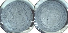 1933 CENTURY OF PROGRESS MICHIGAN DOLLAR - sc$1 HK-473b - DOW METAL - EC 9945 picture
