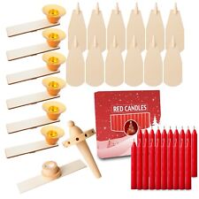 21 pc Parts Replacement Kit for Christmas Pyramid -Windmill With 20 Red Candles picture