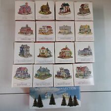 Lot Of  16 LIBERTY FALLS/AMERICANA COLLECTION Village Miniatures Original Box picture