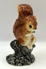Norleans Squirrel Holding Acorn Figurine Japan picture
