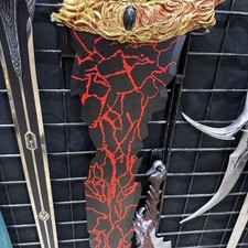 Maliketh’s Black Colossal Sword from ELDEN RING 1:1 scale Metal With Plaque 47” picture