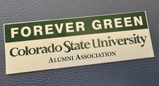 Vintage Glossy Vinyl Sticker Colorado State University Alumni Association picture