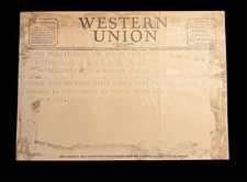 1946 Western Union Telegram Russellville Arkansas & Heating Co picture