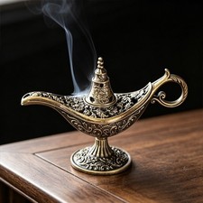 Antique Style Metal Incense Burner Cone Holder Home Decor Gift picture