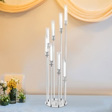 8-head Candle Holder Acrylic Clear Candle Stand for Wedding Birthday Party Decor picture
