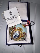 RARE NYC Plaza Hotel Hand Blown Hand Painted from Inside 2002 Christmas Ornament picture