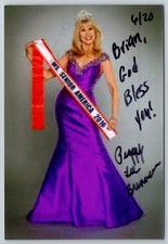 Peggy Lee Brennan Hand Signed Autograph 4 x 6 Photo - Ms Senior America 2016 picture