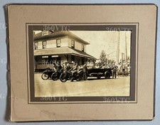 1924 photo police on Indian Motorcycles w/ Egyptian Government State Limit NY picture