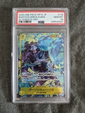 Bartholomew Kuma OP12-119 SEC Alt Art PSA 10 Japanese One Piece Card picture