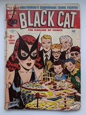 Black Cat Comics 11 Golden Age Good Girl Art GGA Lee Elias Harvey Low Grade 1948 picture