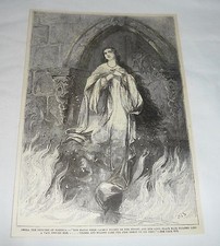 1877 magazine engraving ~ LESKA, PRINCESS OF BOHEMIA picture