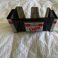 Vintage Schmidt's Light Beer Plastic Bar Caddy Napkin Holder picture