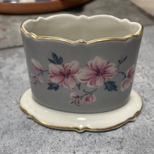 Vtg Konigl Pr Tettau Toothpick Holder Vanity Jar picture