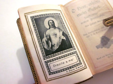 BIBLE 1911 ANTIQUE GERMAN LANGUAGE MINATURE 4.5 x 3 INCHES COLLECTIBLE UNIQUE   picture