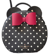 Disney x Kate Spade Minnie Mouse Round Crossbody Bag Polka Dot NWOT Mint picture