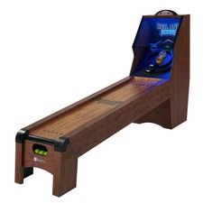 Skeeball Arcade Game 9 ft Roll and Score Table LED Lights Electronic Scorer Play picture