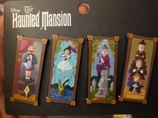 NEW Disney Haunted Mansion Stretching Room Portraits Enamel Pin Set EXCLUSIVE picture