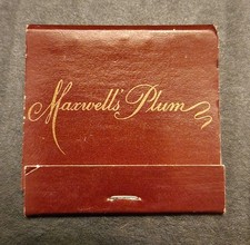 Vintage Maxwell's Plum San Francisco Full Unstruck Advertisement Matchbook picture