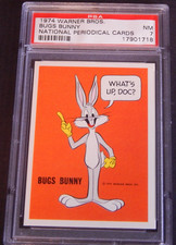 Vintage 1974 WARNER BROS Wonder Bread DC NATIONAL PERIODICAL Bugs Bunny PSA 7 picture