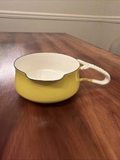 Rare 1955 Dansk Kobenstyle Yellow Enamel Saucepan Quistgaard Denmark MCM picture