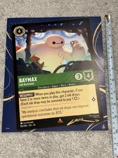Disney Lorcana Baymax Lab Assistant HAND SIGNED 8x10 promo by artist Cam Kendell picture