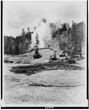 Photo:Yellowstone National Park Mud Volcano Northern Pacific Railway c1912 picture
