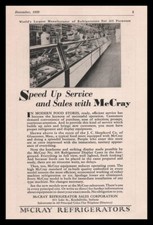 1929 J C Shepherd Gloucester MA Meat Market Photo McCray Refrigerators Print Ad picture