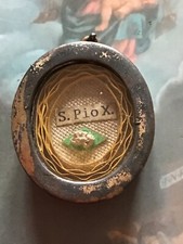 Antic reliquary relic Pope Pius X special Italy rare from a private collection picture