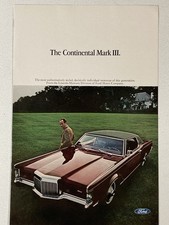 1969 Lincoln Continental Mark III 2 Door Print Ad Decisively Individual picture