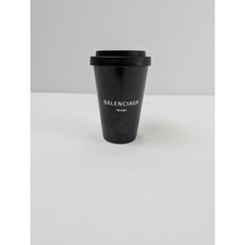 Balenciaga Q:4 / Miami Porcelain Coffee Cup Mug in Black Brand New with Box OS picture