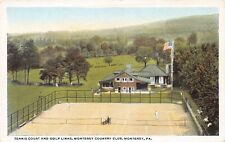 Tennis Court & Golf Links, Monterey Country Club, Monterey,  PA., Early Postcard picture