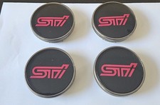 SUBARU WRX STI S206 Center Caps Set Of 4 picture