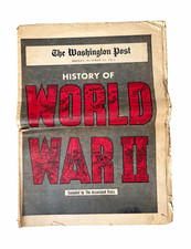 1945 Associated Press A History of World War II John L. Springer WWII Newspaper picture