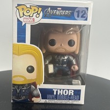 Funko Pop Marvel Avengers #12 - Thor Vinyl Bobble Head see photos for box s0 picture