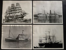 Vintage Maritime & Steamboat Photograph Lot 7 Pics 8x10 G.B. Abdill Collection picture