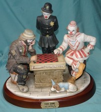 = SIGNED THE BASE FRONT & BOTTOM 1990 FAIR GAME EMMETT KELLY JR LIMITED EDITION picture