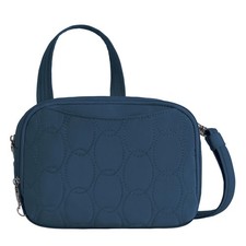 Travelon Anti-Theft Runways Double Compartment Crossbody, Ocean picture