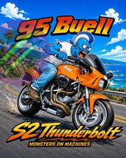 1995 Buell S2 Thunderbolt 8x10 Glossy DNP Photo Media Print picture