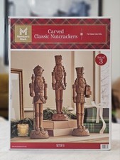 Members Mark Carved Classic Nutcrackers Set for Indoor Use Only New in Box picture
