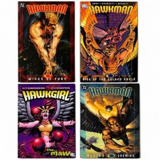 DC Comics Hawkman Hawkgirl Graphic Novel Lot 4 TPB Wings of Fury The Maw Allies picture