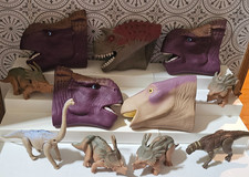 LOT (11) DISNEY Dinosaur 2000 FIGURES Hand Puppets TOYS Happy Meal SET Movie picture