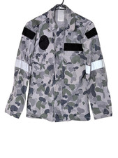 Vintage Royal Australian Navy DPNU camo shirt jacket reflective S picture