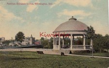 Postcard Pavilion Entrance to Zoo Wilmington DE picture