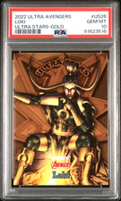 Loki PSA 10 - 2022 Fleer Ultra Avengers Loki Ultra Stars Gold PSA 10 (Pop 2) picture